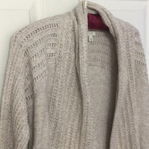 Tan Knit Cardigan - Picture 3 of 6